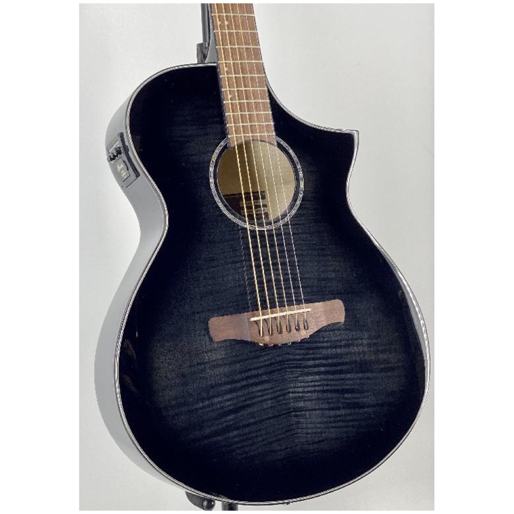 Ibanez AEWC400TKS Aew Series Acoustic Electric Guitar Transparent Black