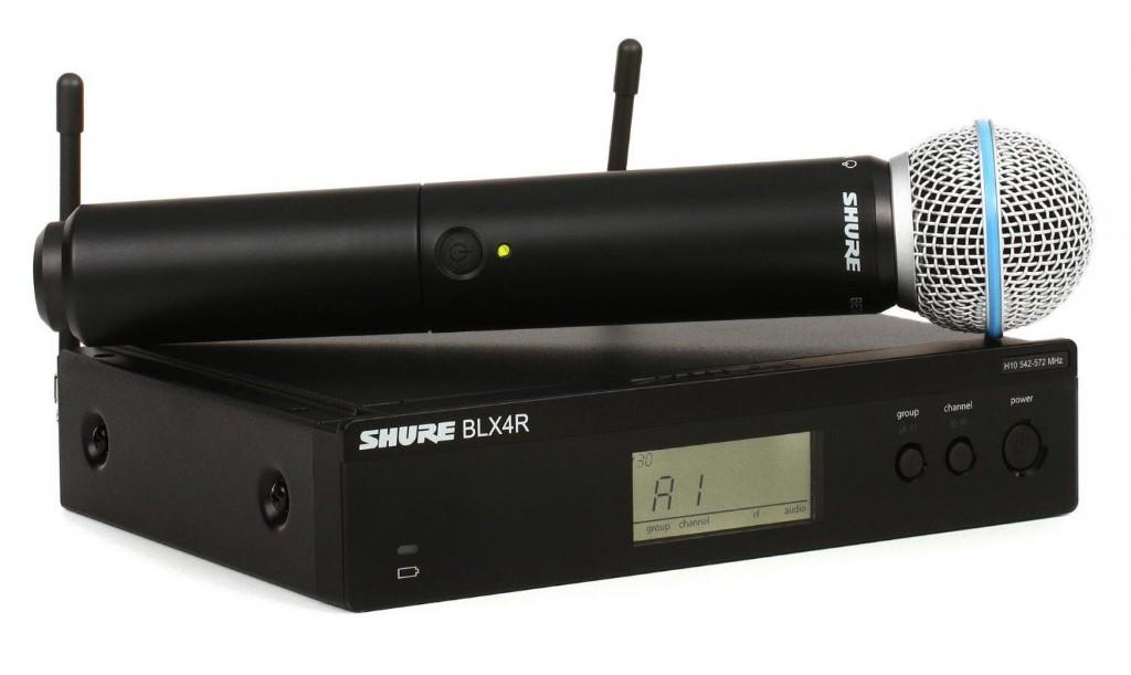 matrix Recur violent Shure BLX24 Wireless Microphone System with Beta 58 Handheld Transmitter -  World Music Supply