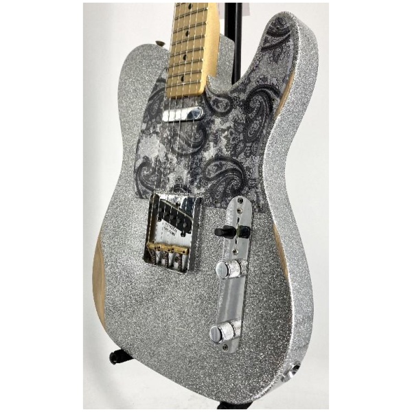 Fender Brad Paisley Road Worn Telecaster Silver Sparkle Ser#:MX22065042