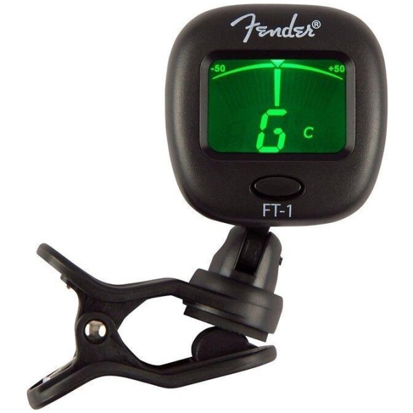 Fender FT-1 Clip-On Full Color Acoustic Electric or Bass Tuner