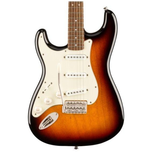 Squier by Fender Classic Vibe 60s Stratocaster Left Handed 3 Tone Sunburs