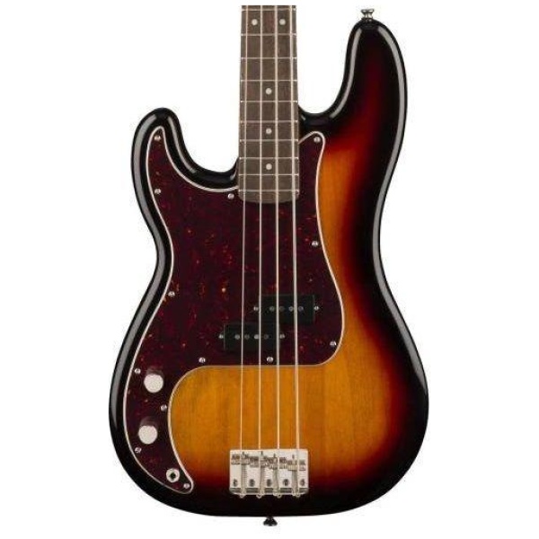 Squier by Fender Classic Vibe 60s P Bass Left Handed 3 Tone Sunburst