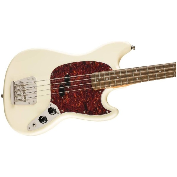Squier by Fender Classic Vibe 60s Mustang Bass Laurel Fretboard Olympic White