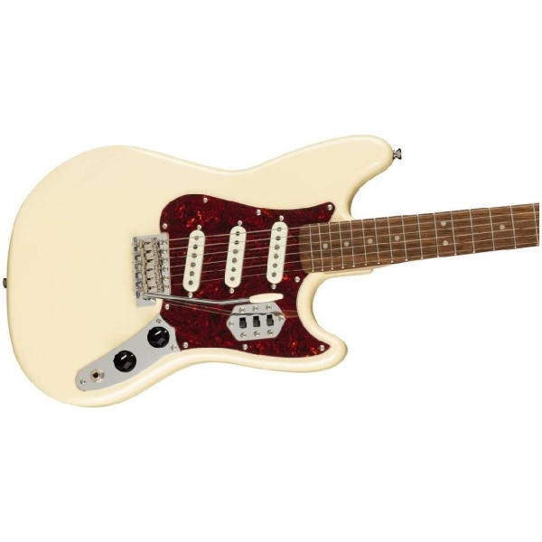 Squier by Fender Paranormal Cyclone Laurel Fingerboard Tortoiseshell Pickguard Pearl White