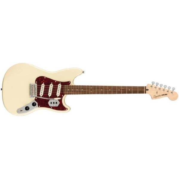 Squier by Fender Paranormal Cyclone Laurel Fingerboard Tortoiseshell Pickguard Pearl White