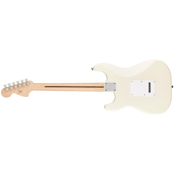 Squier by Fender Affinity Stratocaster Electric Guitar Maple Neck Olympic White