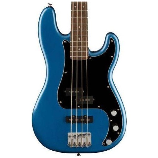 Squier by Fender Affinity P Bass Guitar PJ Laurel Fretboard Lake Placid Blue