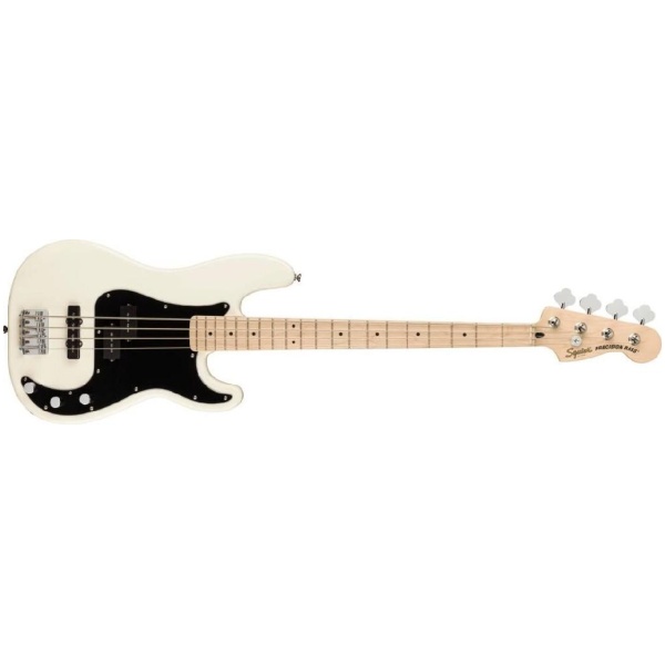 Squier by Fender Affinity P Bass Guitar PJ Maple Neck Olympic White