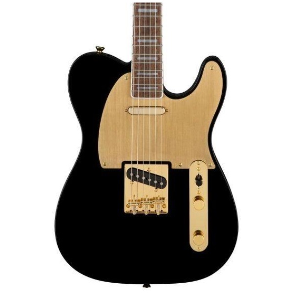 Squier by Fender 40th Anniversary Telecaster Gold Edition Gold Pickguard Black