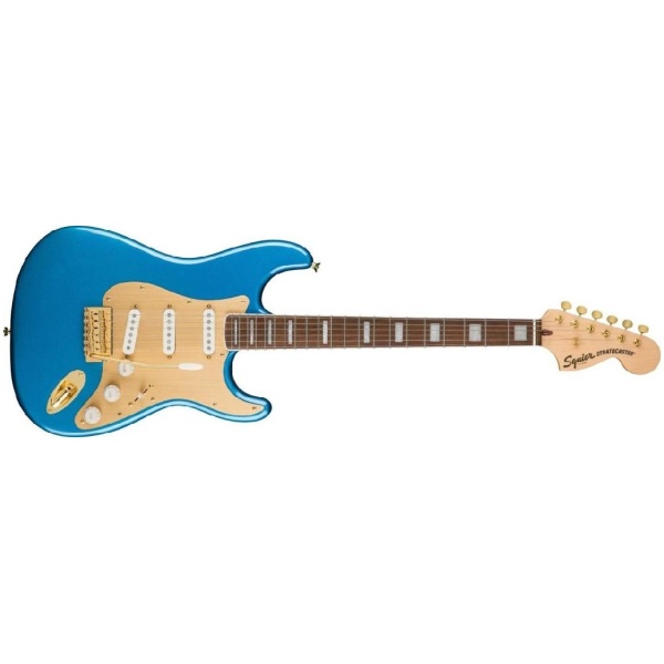 Squier by Fender 40th Anniversary Stratocaster Gold Edition Lake Placid Blue