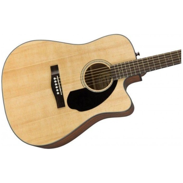 Fender CD-60SCE Dreadnought Acoustic Electric Guitar Natural