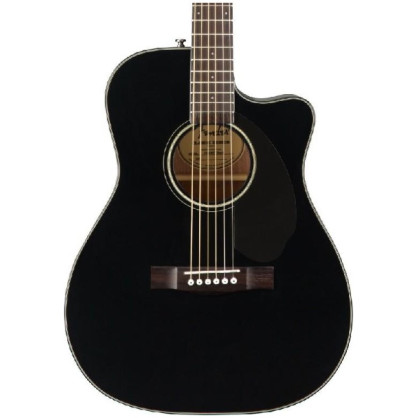 Fender CC60-SCE Acoustic Electric Guitar Black