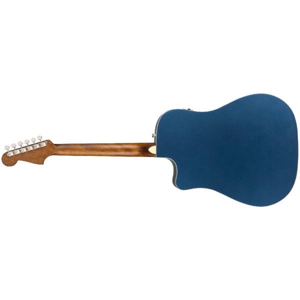 Fender Redondo Player Electric Acoustic Belmont Blue Guitar with Walnut Fretboard