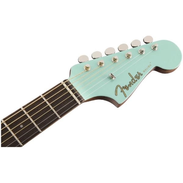 Fender Malibu Player Acoustic Electric Guitar Aqua Splash