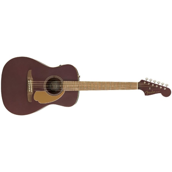 Fender Malibu Player Acoustic Electric Guitar Burgundy Satin