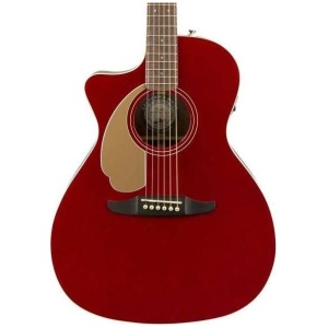 Fender Newporter Player Left Handed Acoustic Electric Guitar Candy Apple Red