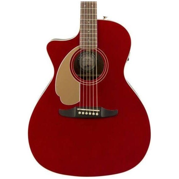 Fender Newporter Player Left Handed Acoustic Electric Guitar Candy Apple Red
