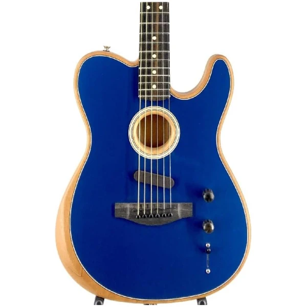 Fender American Acoustasonic Telecaster Steel Blue with Bag Ser#:US227318A