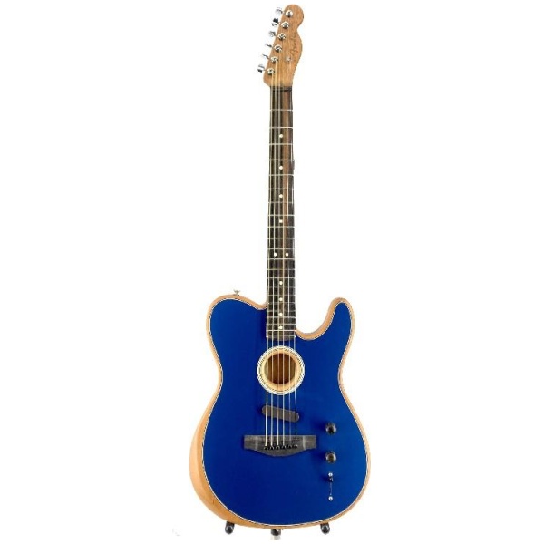 Fender American Acoustasonic Telecaster Steel Blue with Bag Ser#:US227318A