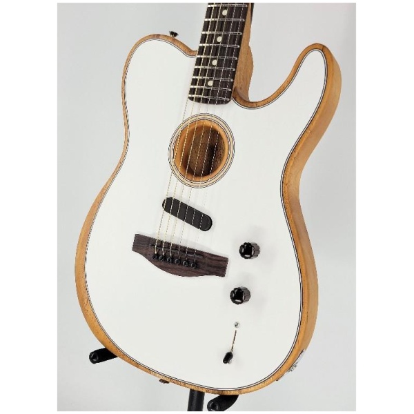 Fender Acoustasonic Player Telecaster Arctic White w/ Gig Bag Ser#MXA2200365