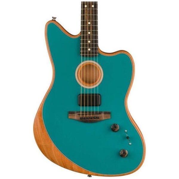 Fender American Acoustasonic Jazzmaster Ocean Turquoise Ser#:US220690A