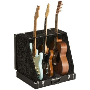 Fender Guitar Boat Case Stand for 3 Guitars - Black