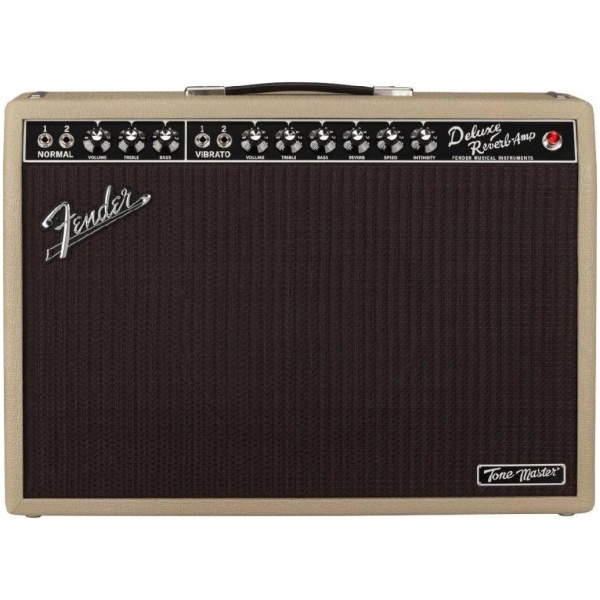 Fender Tone Master Deluxe Reverb Blonde Electric Guitar Amplifier