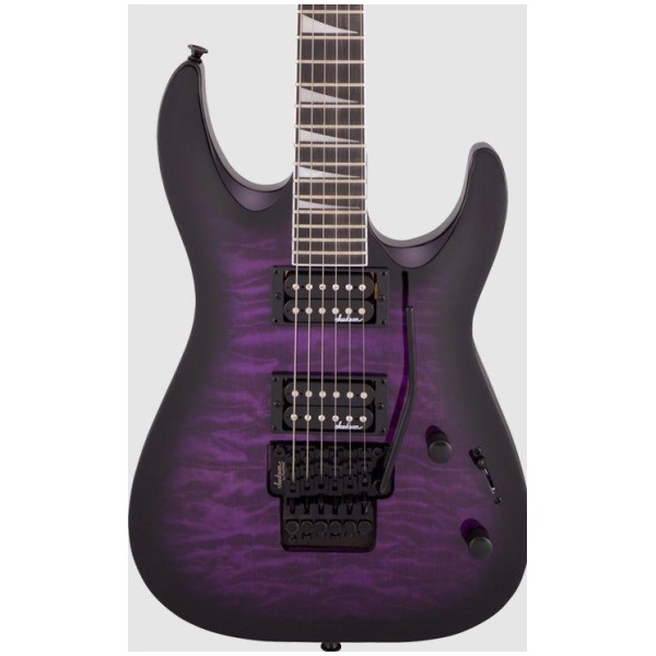 Jackson JS32Q Arched Top Electric Guitar - Trans Purple Burst