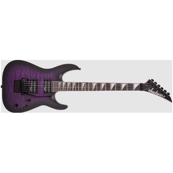 Jackson JS32Q Arched Top Electric Guitar - Trans Purple Burst
