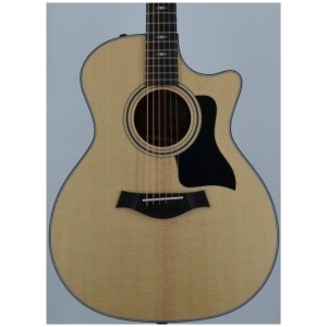 Taylor 314CE Grand Auditorium Acoustic Electric Cutaway Guitar with V-Class Bracing Hardsh