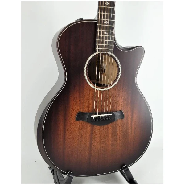 Taylor 324CE Builders Eddition Acoustic Electric Guitar Solid Mahogany Top Urban Ash Back