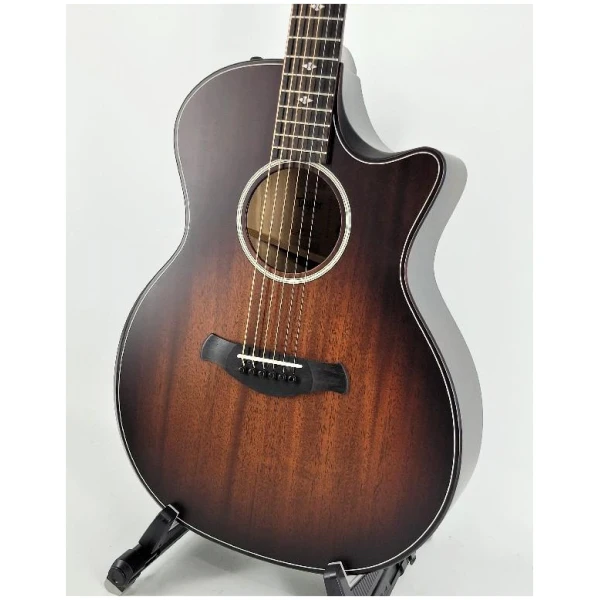 Taylor 324CE Builders Eddition Acoustic Electric Guitar Solid Mahogany Top Urban Ash Back