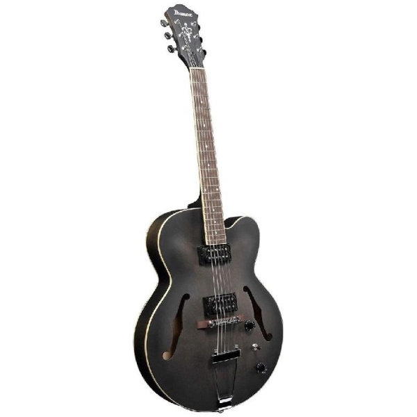 Ibanez AF55TKF AF Artcore 6 String Electric Guitar - Transparent Black Flat