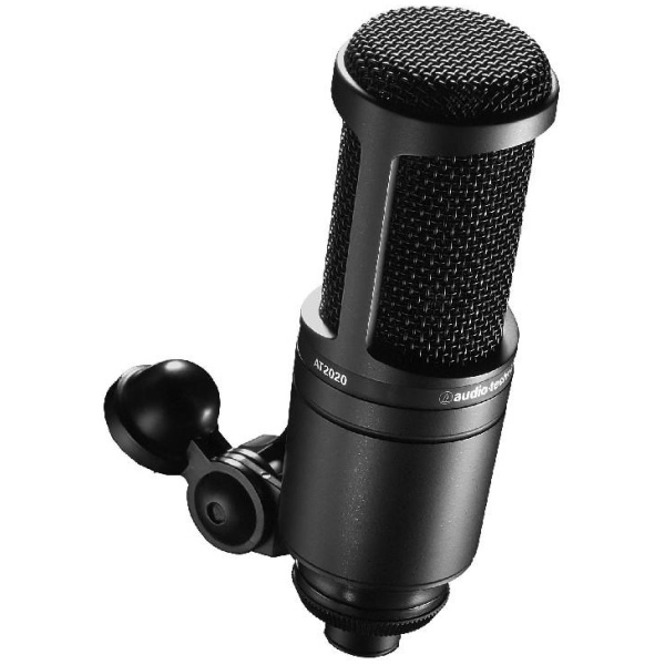 Audio Technica AT2020 Cardioid Studio Condenser Microphone