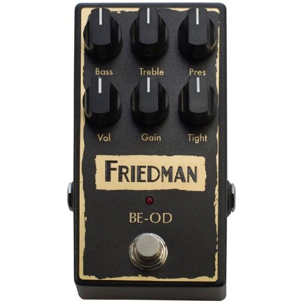Friedman BE-OD Distortion Pedal Based on BE Amplifier