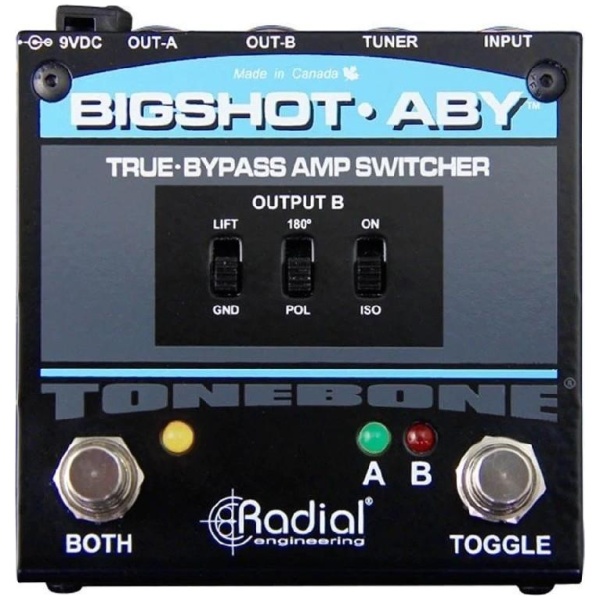 Radial Engineering BIGSHOT-ABY True-Bypass Switcher