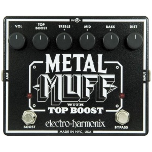 Electro Harmonix METAL MUFF Distortion with Top Boost Pedal