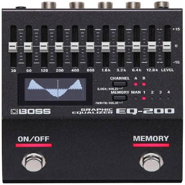 Boss EQ-200 10 Band Graphic Equalizer Effects Pedal