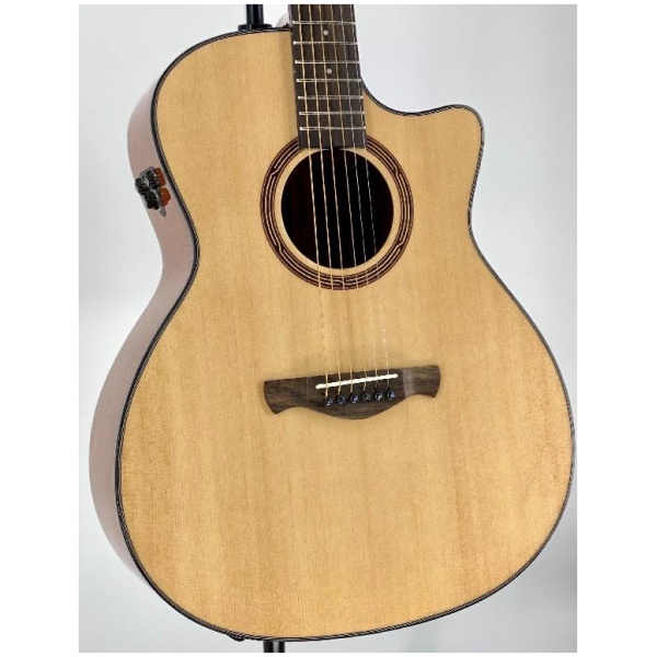 Willow Creek FX-P1 Grand Auditorium Solid Spruce Top Mahogany Back and Sides w/ Built-in E