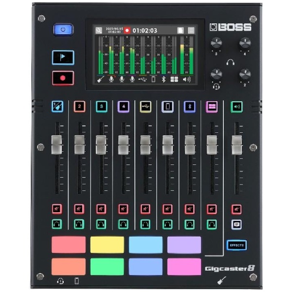 Boss GCS-8 Gigcaster 8 Channel Digital Streaming Mixer with Effects