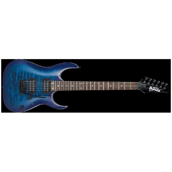 Ibanez GRGA120QATBB GIO RGA 6 String Electric Guitar - Transparent Blue Burst
