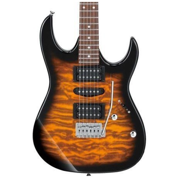 Ibanez GRX70QASB GIO RX 6 String Electric Guitar - Sunburst