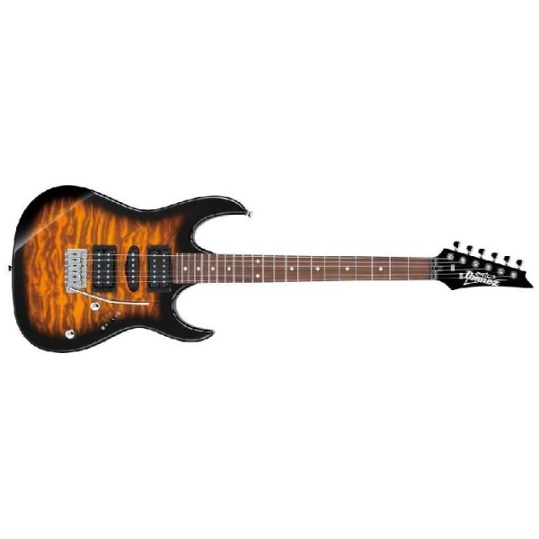 Ibanez GRX70QASB GIO RX 6 String Electric Guitar - Sunburst