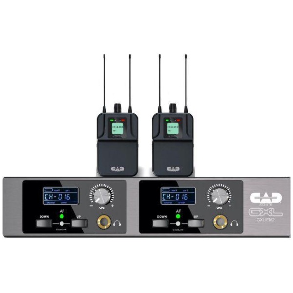 CAD GXL Series GXLIEM2 Wireless Dual Unit In Ear Monitor System