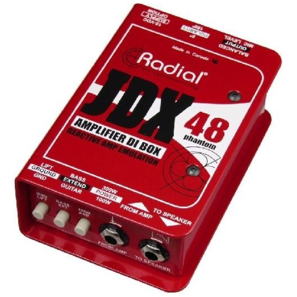 Radial Engineering JDX-48 Guitar amp DI with speaker emulation & reactive load