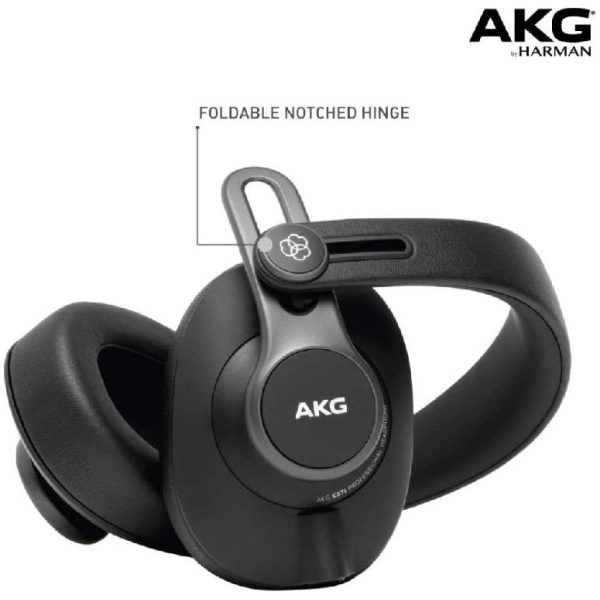 AKG Pro Audio K371 Over-Ear Closed-Back Foldable Studio Headphones