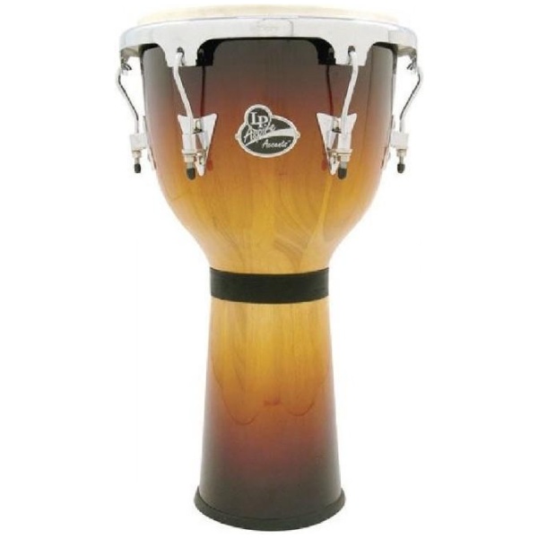 Latin Percussion Aspire Accent Wood Djembe 12 1/2 inch Sunburst