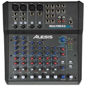 Alesis Multi Mix 8 USB Mixer with FX