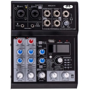 CAD MXU4-FX 4 Channel Mixer with USB Computer Interface