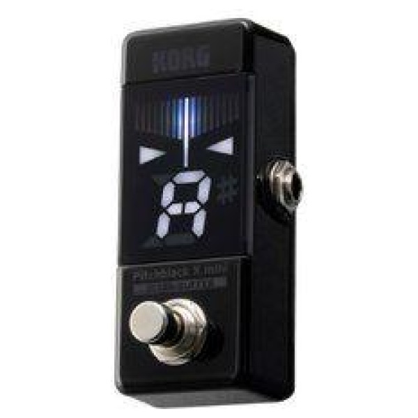 Korg PBXMINI Pitchblack X Mini Chromatic Pedal Tuner for Guitar or Bass